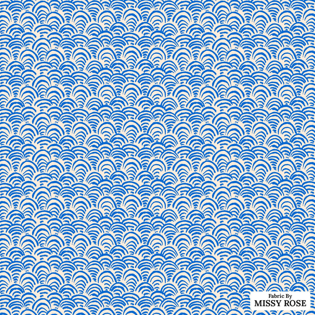 Laura Hamzic 69 - flat view of the print, zoom in for detail | Fabric by Missy Rose