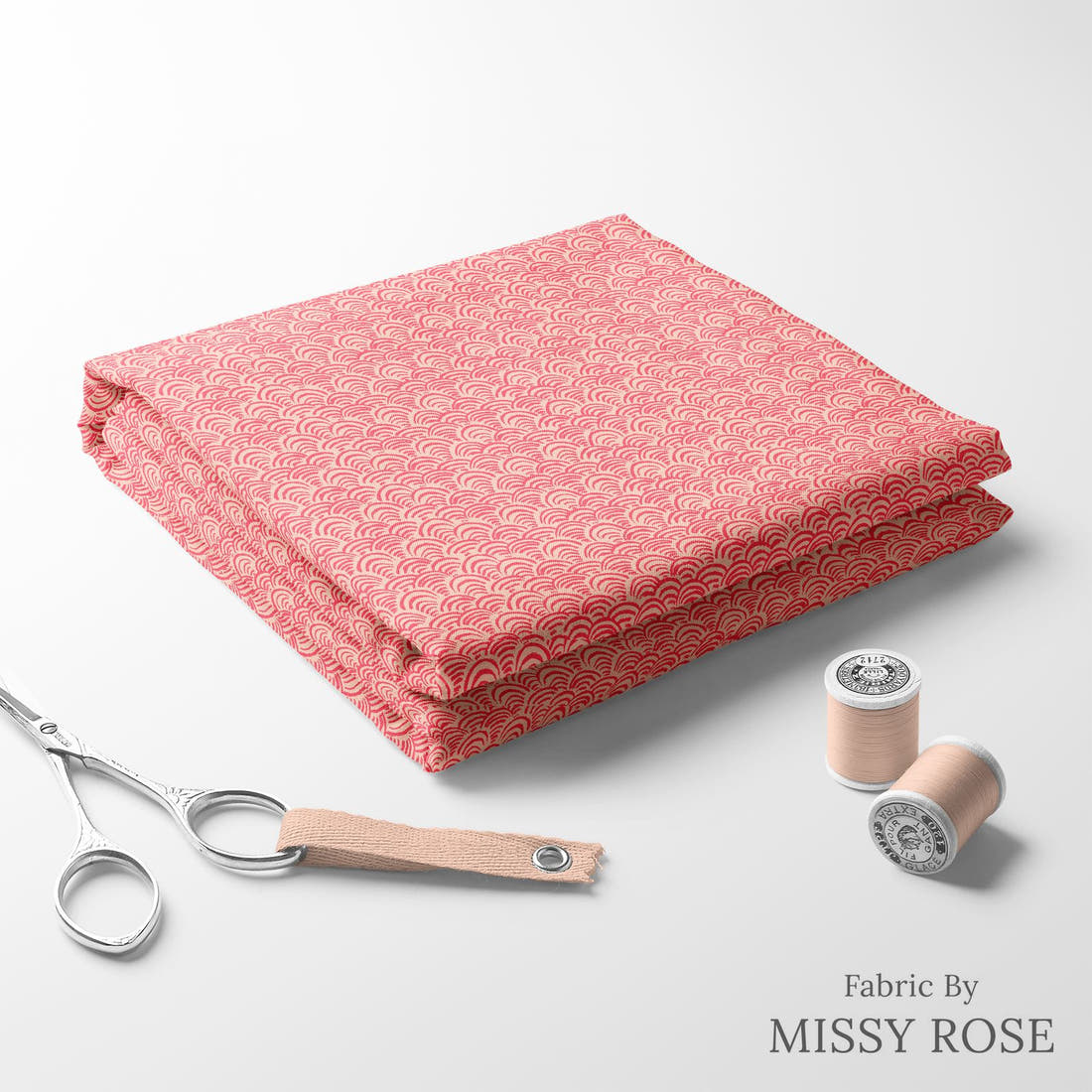 Laura Hamzic 70 folded fabric stack with matching thread - pre-order fabric Australia | Fabric by Missy Rose