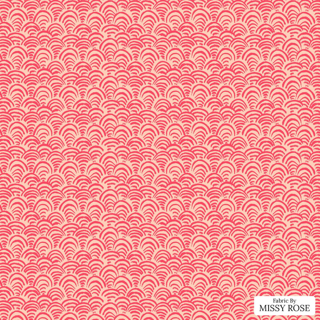 Laura Hamzic 70 - flat view of the print, zoom in for detail | Fabric by Missy Rose