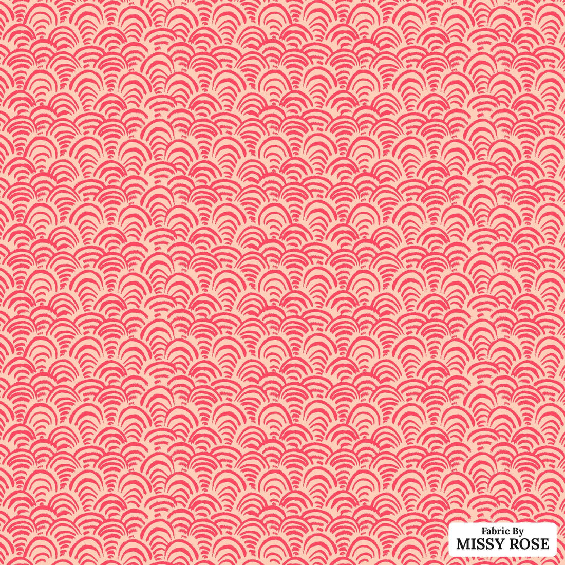 Laura Hamzic 70 - flat view of the print, zoom in for detail | Fabric by Missy Rose