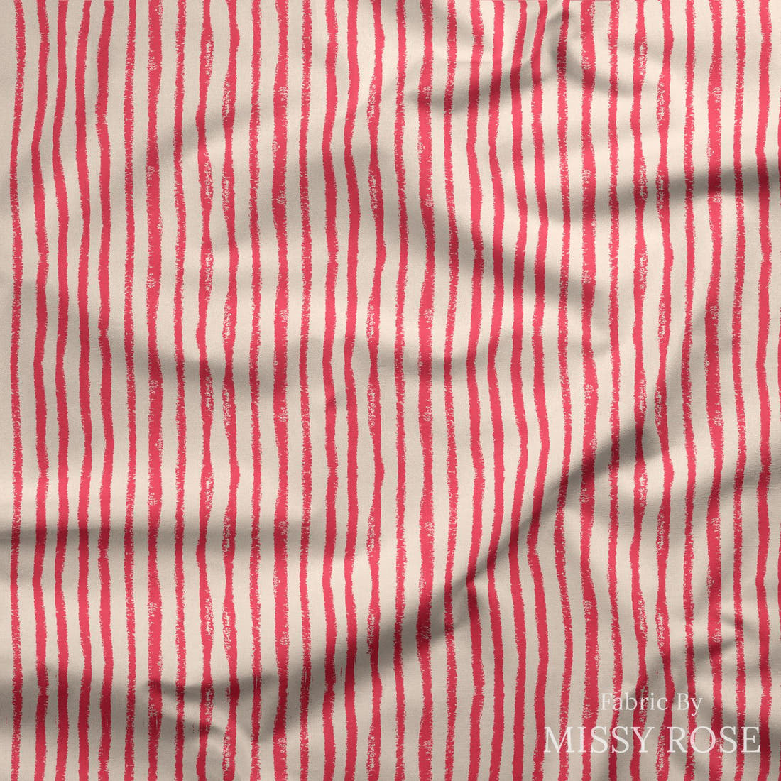 Laura Hamzic 72 draped fabric mockup - custom printed fabric by the metre | Fabric by Missy Rose