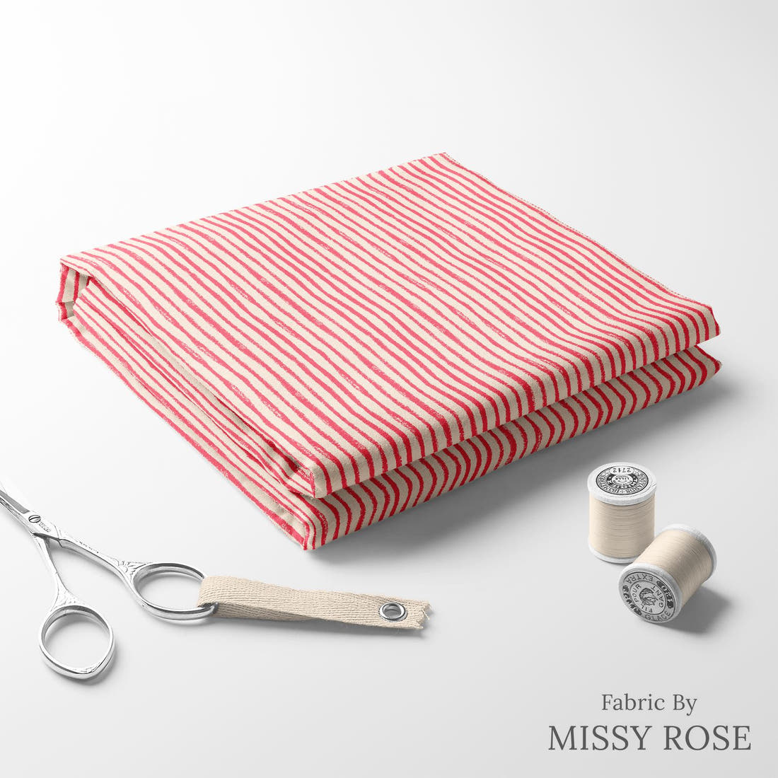 Laura Hamzic 72 folded fabric stack with matching thread - pre-order fabric Australia | Fabric by Missy Rose