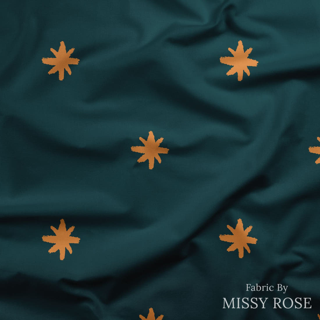 Laura Hamzic 75 draped fabric mockup - custom printed fabric by the metre | Fabric by Missy Rose