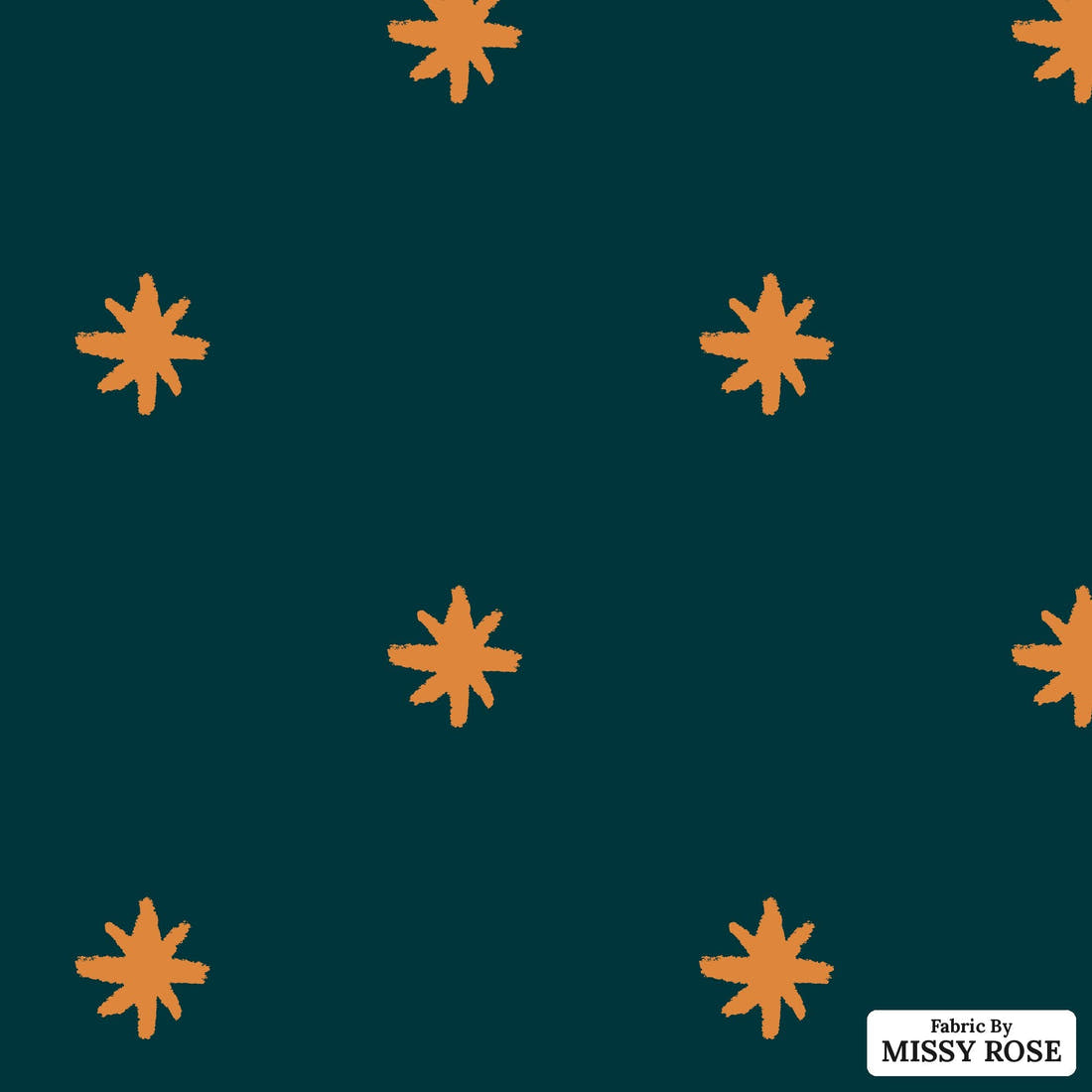 Laura Hamzic 75 - flat view of the print, zoom in for detail | Fabric by Missy Rose