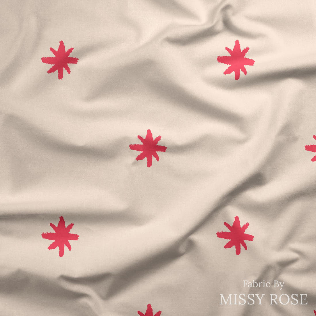 Laura Hamzic 76 draped fabric mockup - custom printed fabric by the metre | Fabric by Missy Rose