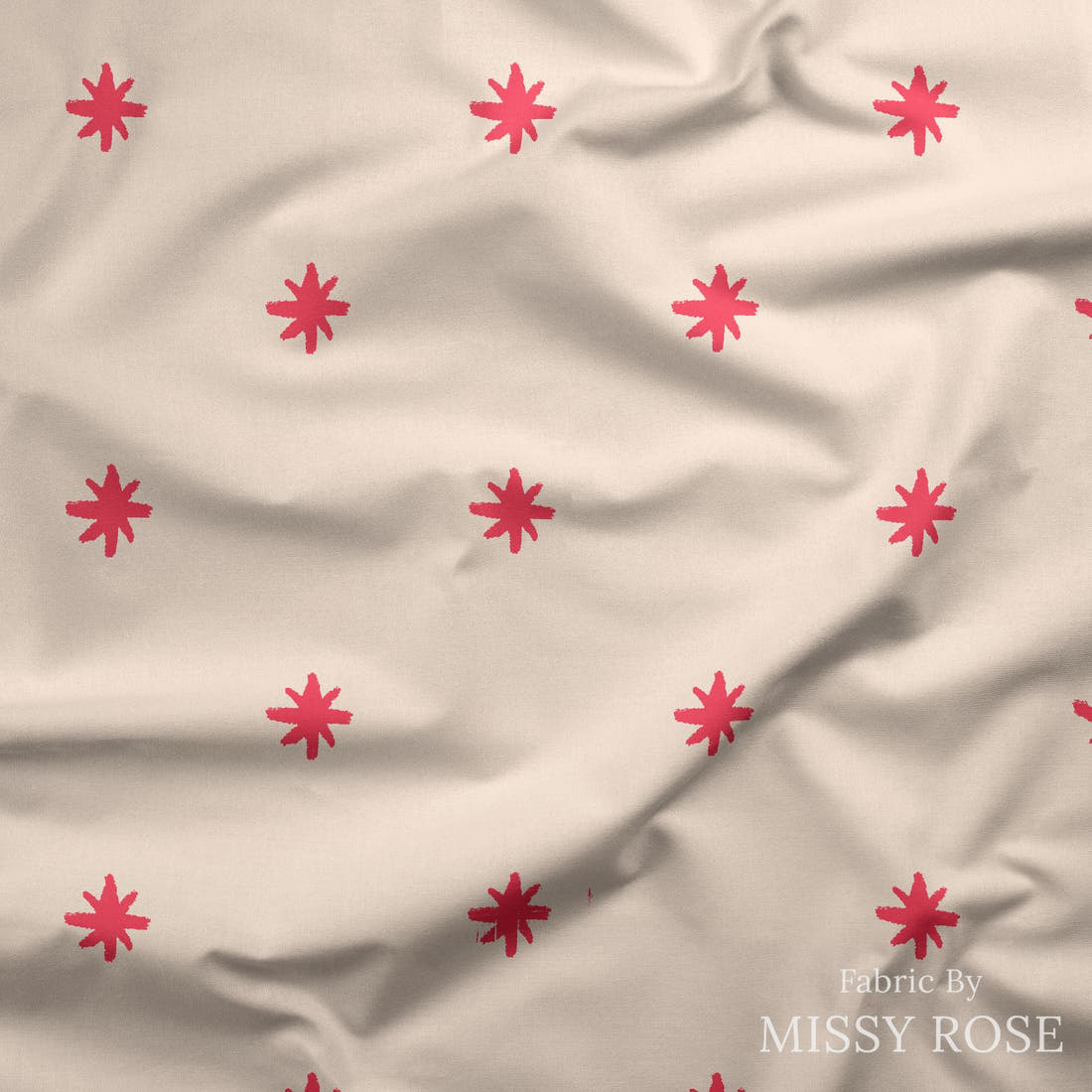 Laura Hamzic 76 draped fabric mockup - custom printed fabric by the metre | Fabric by Missy Rose