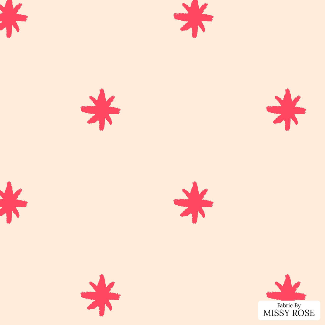 Laura Hamzic 76 - flat view of the print, zoom in for detail | Fabric by Missy Rose
