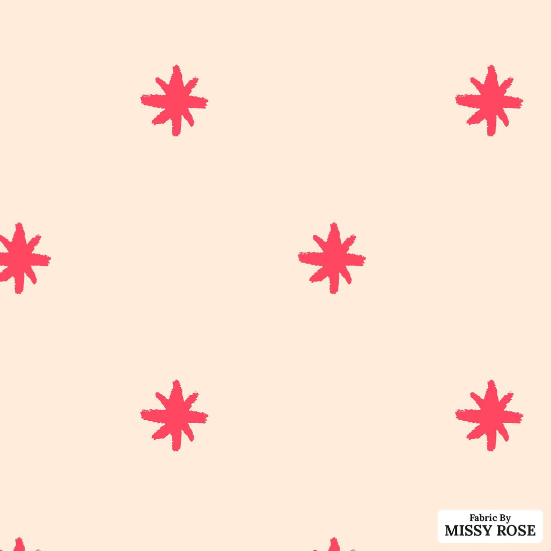 Laura Hamzic 76 - flat view of the print, zoom in for detail | Fabric by Missy Rose