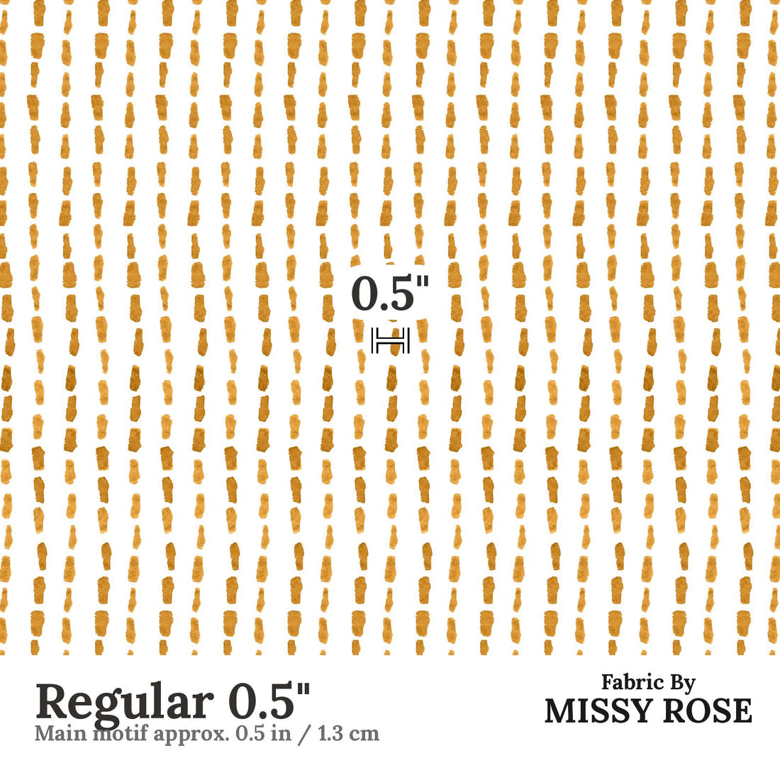 Laura Hamzic 79 Regular 0.5 inch print scale guide | Fabric by Missy Rose