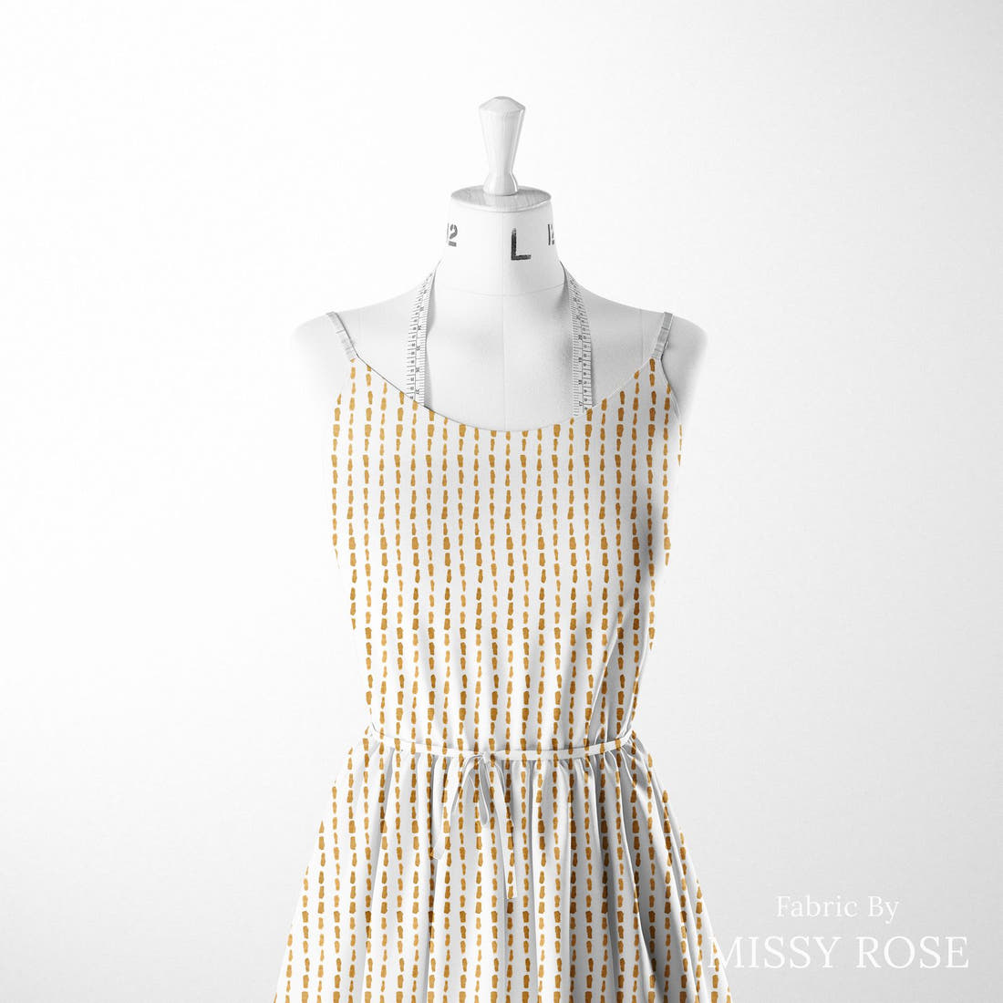 Laura Hamzic 79 sewn into a women's dress - see how the print looks made up | Fabric by Missy Rose