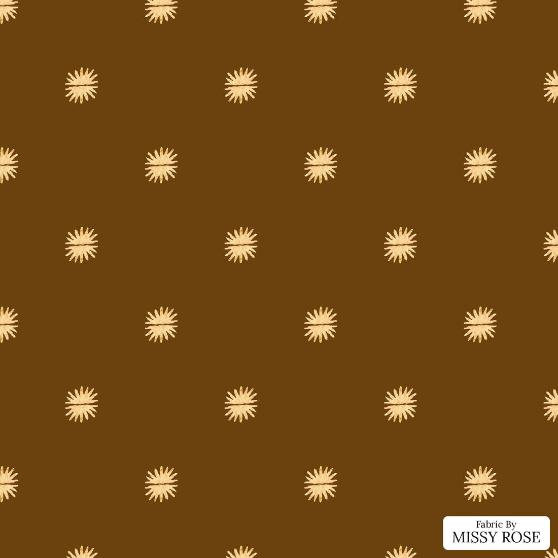 Laura Hamzic 85 - flat view of the print, zoom in for detail | Fabric by Missy Rose