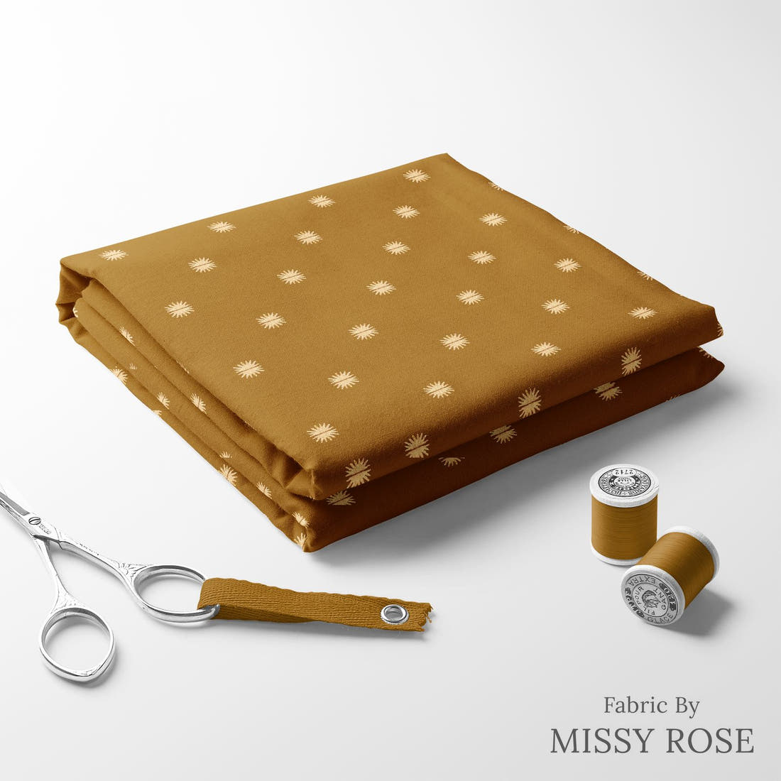 Laura Hamzic 86 folded fabric stack with matching thread - pre-order fabric Australia | Fabric by Missy Rose