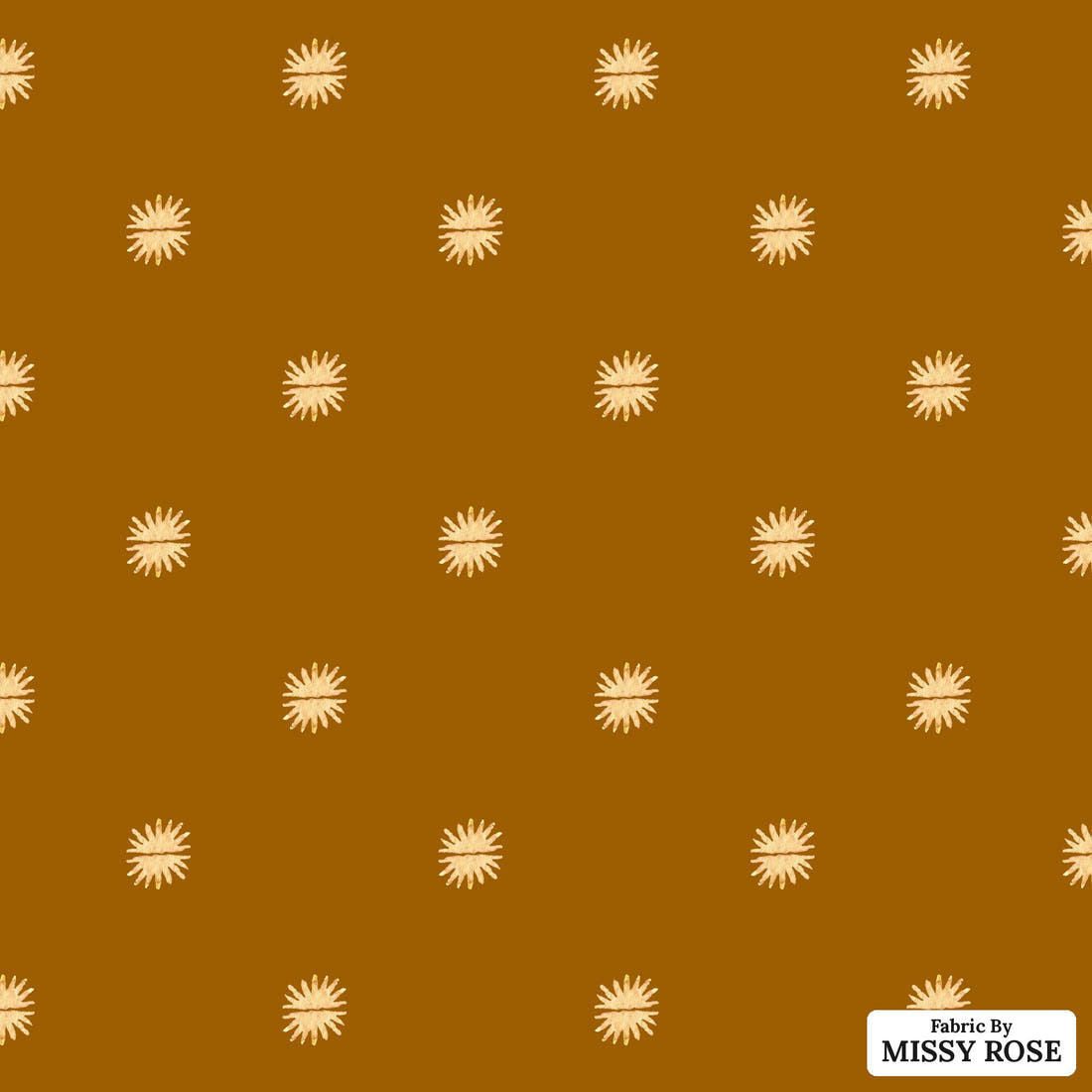 Laura Hamzic 86 - flat view of the print, zoom in for detail | Fabric by Missy Rose