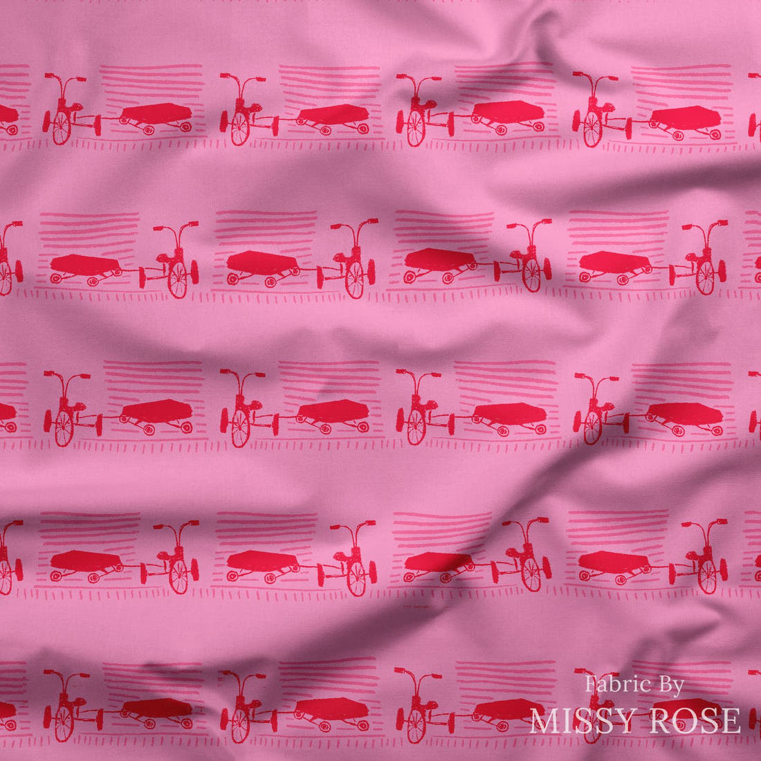 Laura Hamzic 89 draped fabric mockup - custom printed fabric by the metre | Fabric by Missy Rose