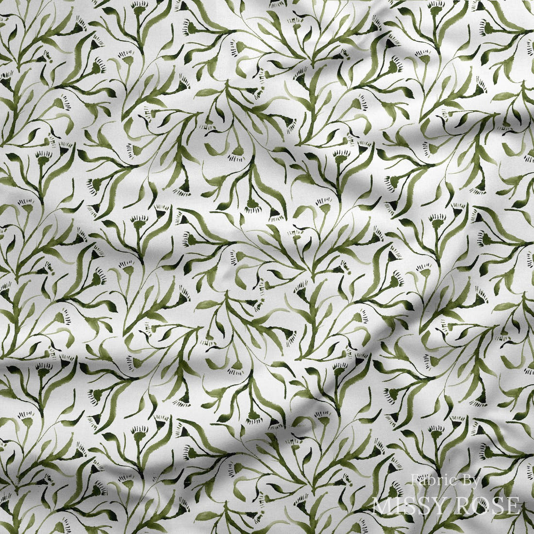 Laura Hamzic 91 draped fabric mockup - custom printed fabric by the metre | Fabric by Missy Rose