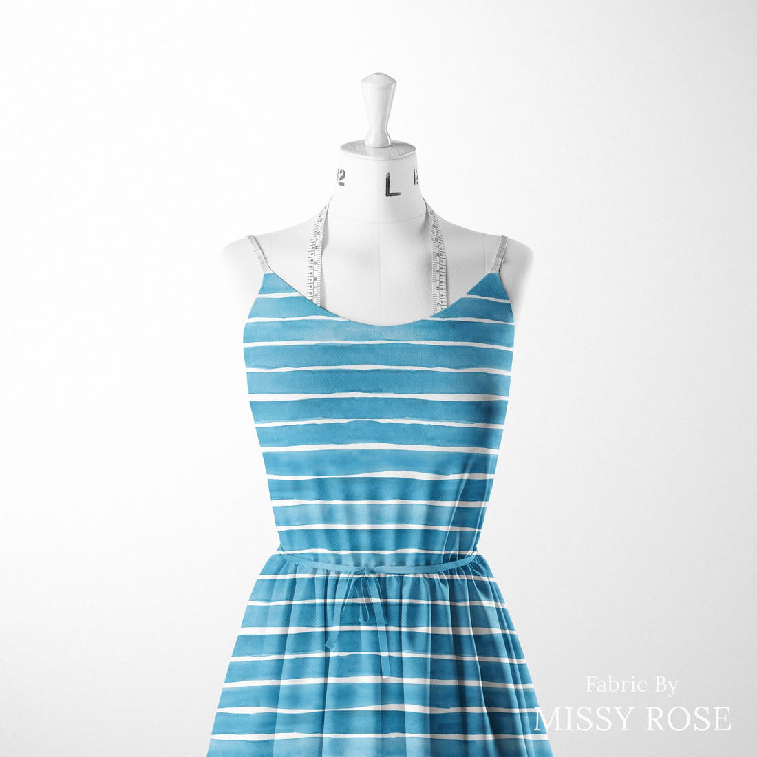 Laura Hamzic 93 sewn into a women's dress - see how the print looks made up | Fabric by Missy Rose