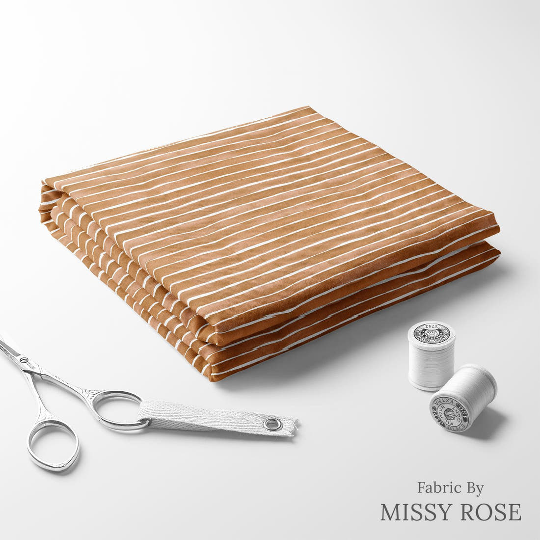 Laura Hamzic 95 folded fabric stack with matching thread - pre-order fabric Australia | Fabric by Missy Rose