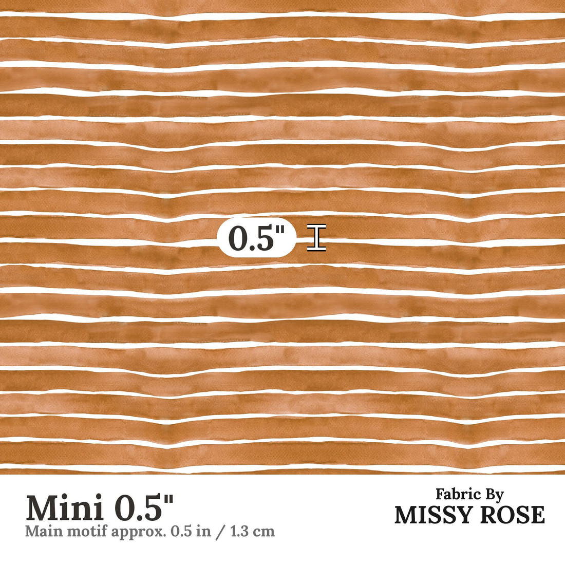 Laura Hamzic 95 Mini 0.5 inch print scale guide | Fabric by Missy Rose