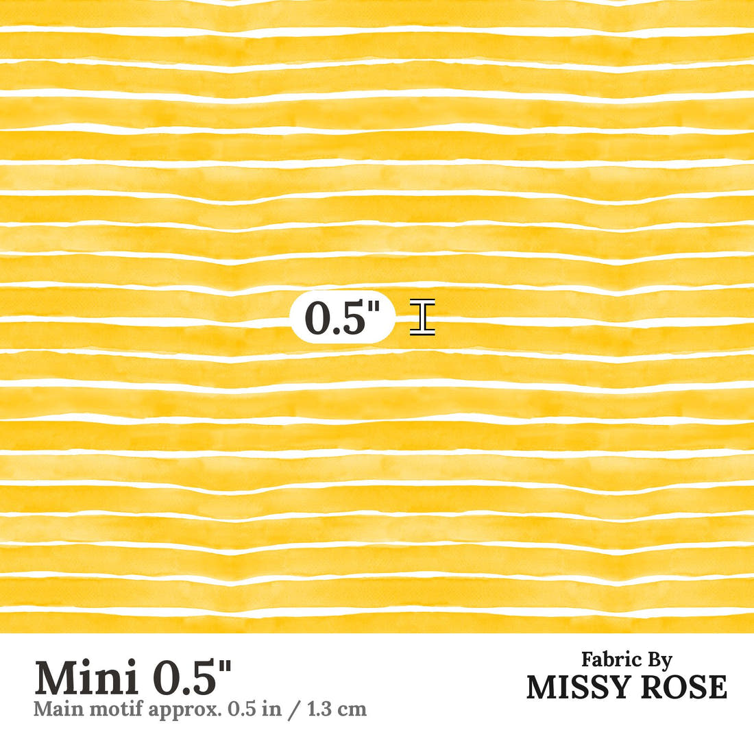 Laura Hamzic 96 Mini 0.5 inch print scale guide | Fabric by Missy Rose