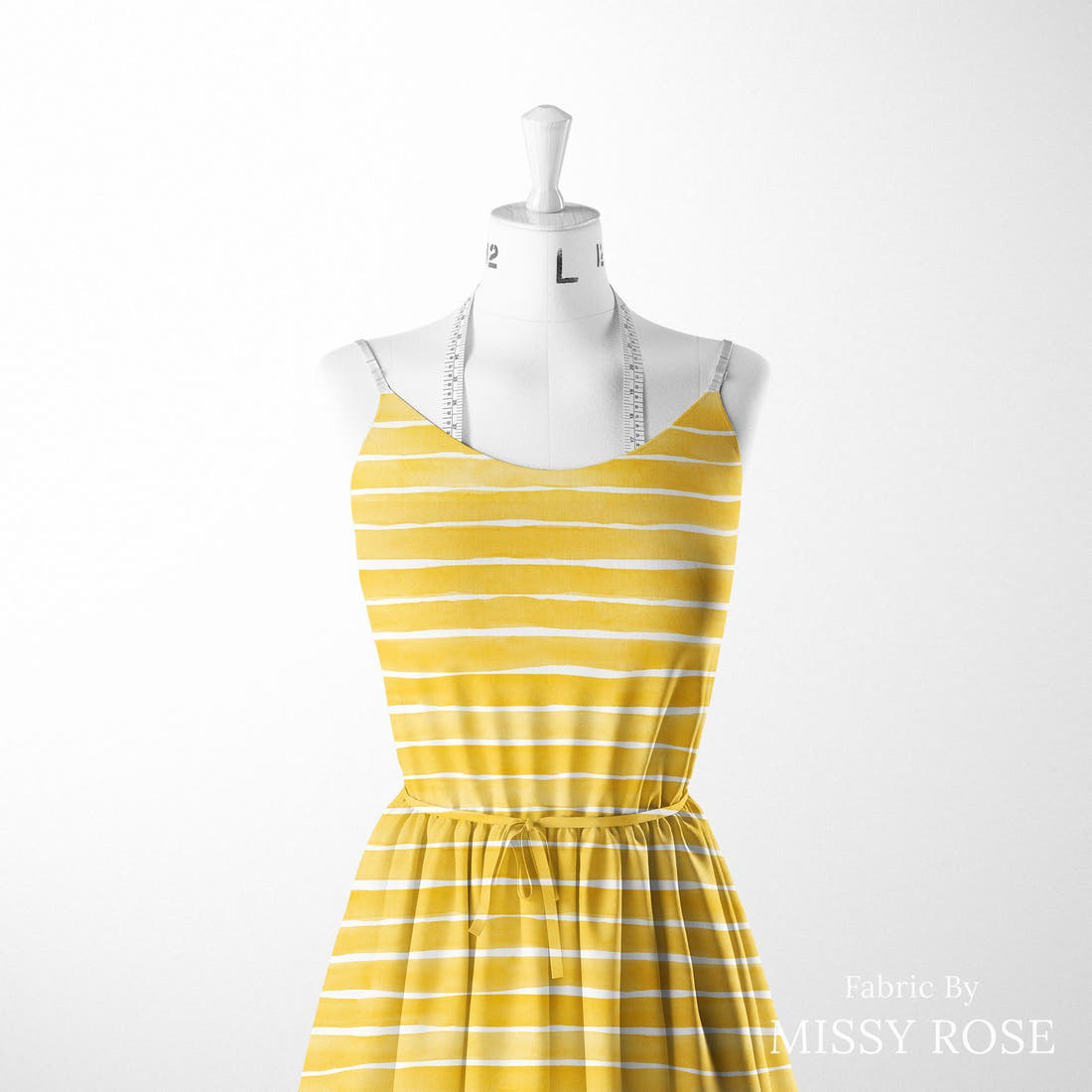Laura Hamzic 96 sewn into a women's dress - see how the print looks made up | Fabric by Missy Rose