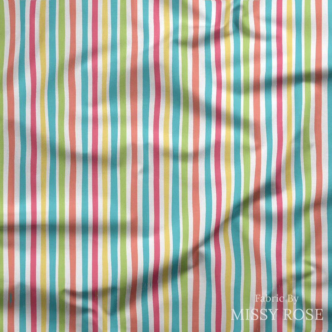 Little Black Kat 20 draped fabric mockup - custom printed fabric by the metre | Fabric by Missy Rose