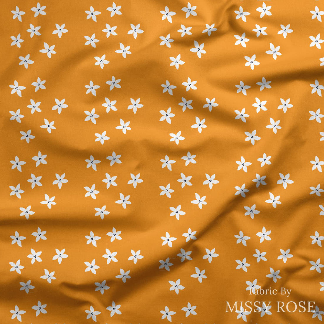 Little Black Kat 31 draped fabric mockup - custom printed fabric by the metre | Fabric by Missy Rose