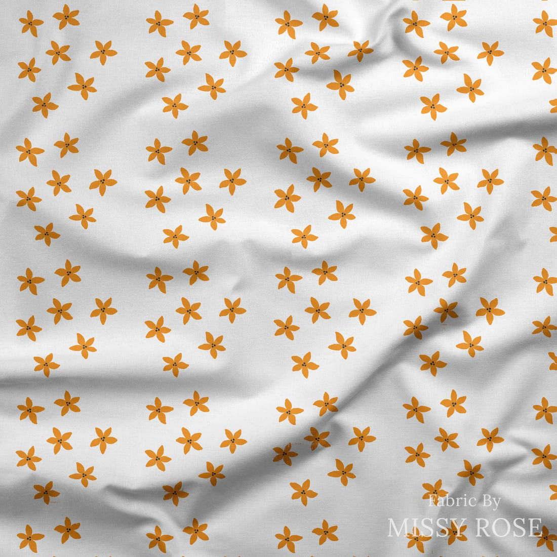 Little Black Kat 32 draped fabric mockup - custom printed fabric by the metre | Fabric by Missy Rose