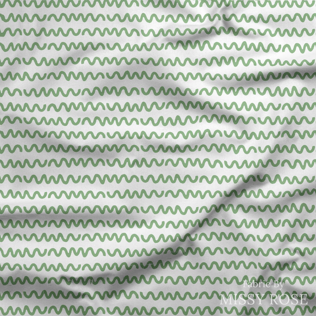 Little Black Kat 38 draped fabric mockup - custom printed fabric by the metre | Fabric by Missy Rose
