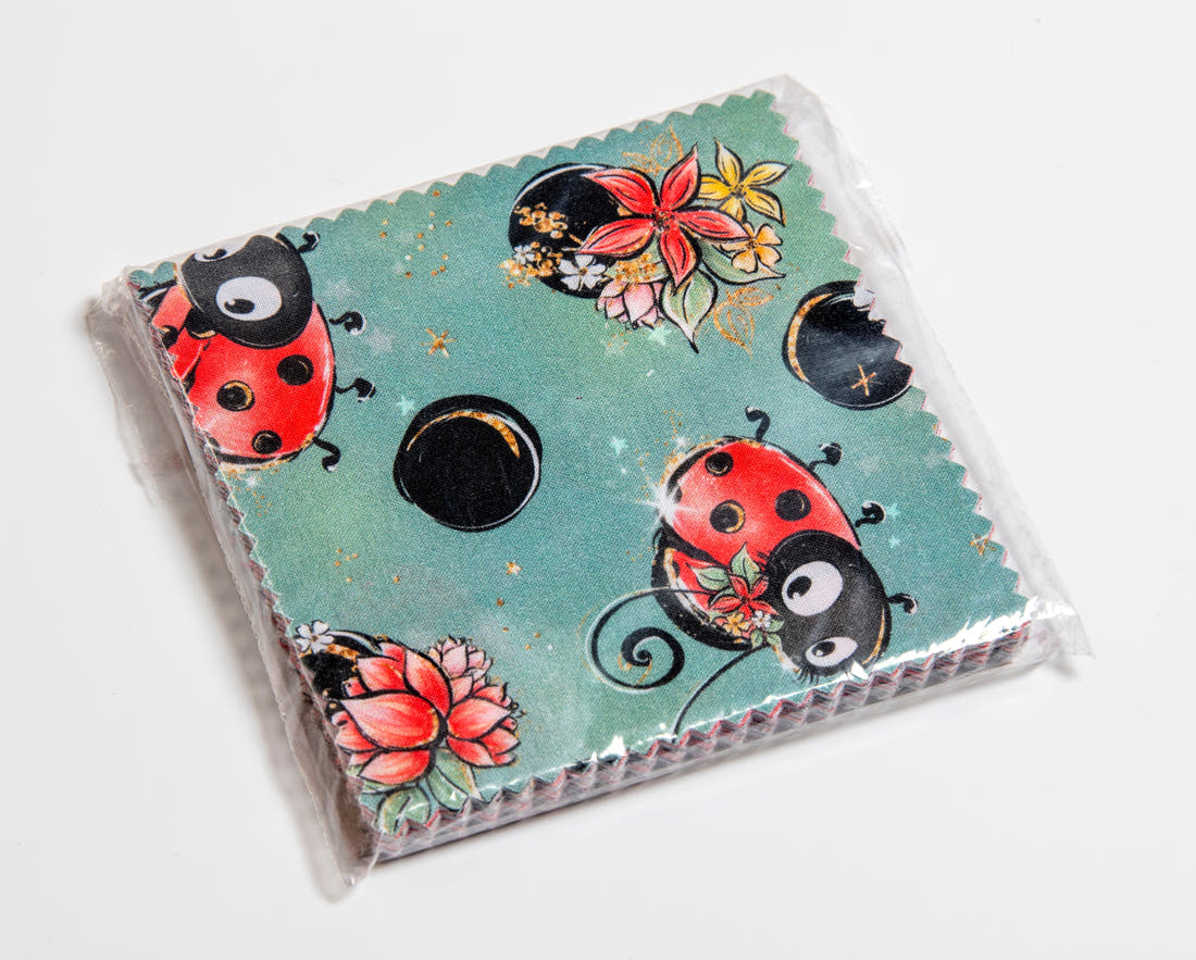 Charm Pack 10" x 10" 40 pieces Quilting Bitsy Bug Fabric – pre-order designer fabric Australia | Fabric by Missy Rose