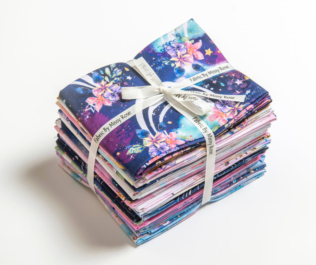Fat quarter bundle 20 pieces Quilting Lilla Unicorn CO-ORD Fabric – Fabric by Missy Rose