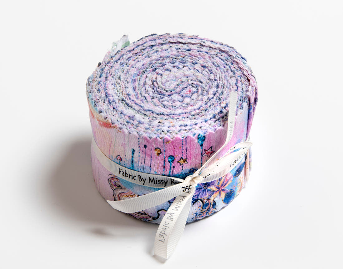 Jelly Roll 20 pieces Quilting Lilla Unicorn Fabric – custom printed pre-order fabric Australia | Fabric by Missy Rose