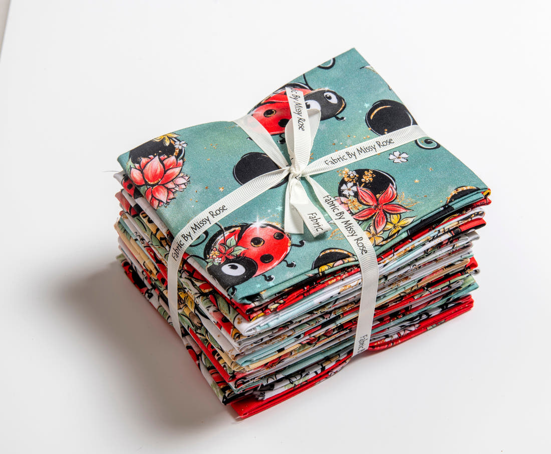 Fat quarter bundle 20 pieces Quilting Bitsy Bug Fabric – made-to-order custom fabric by the metre | Fabric by Missy Rose