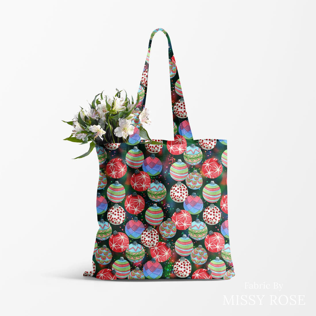 Profanity Fabric 103 made up as a tote bag - see how the print looks made up | Fabric by Missy Rose
