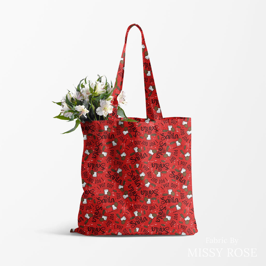 Profanity Fabric 260 made up as a tote bag - see how the print looks made up | Fabric by Missy Rose