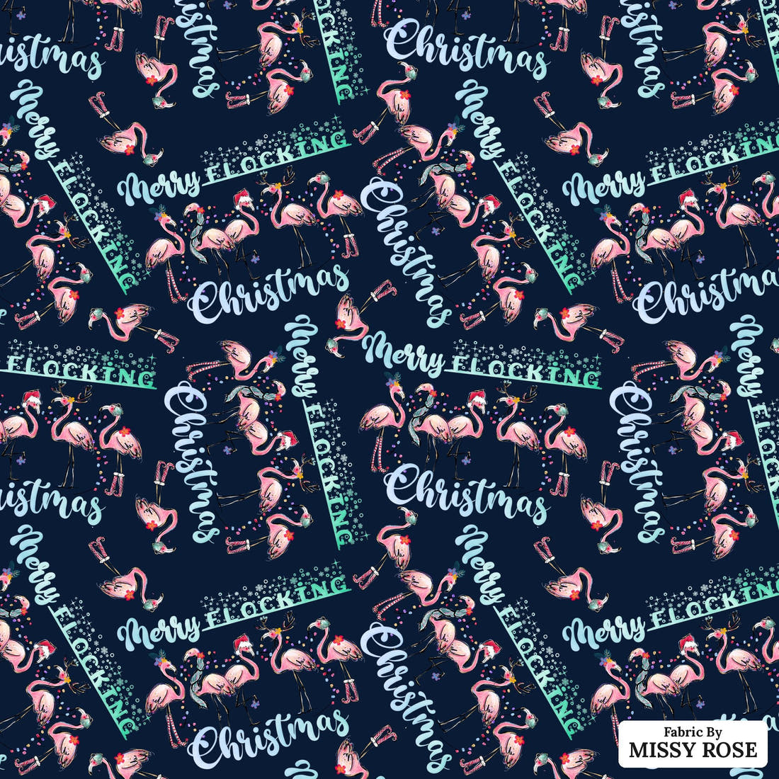 Profanity Fabric 305 - flat view of the print, zoom in for detail | Fabric by Missy Rose