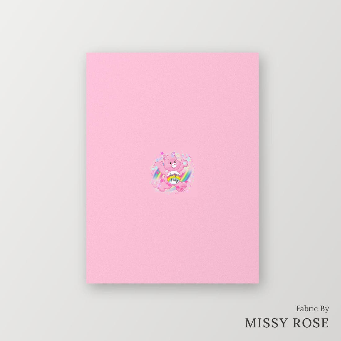 Profanity Fabric Panel 08 – printed fabric panel with centred picture, custom printed to order | Fabric by Missy Rose