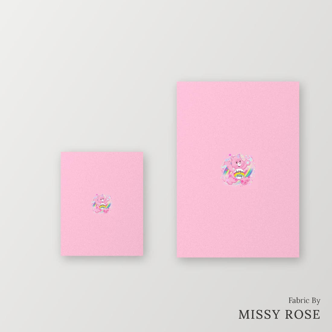 Profanity Fabric Panel 08 – universal and adult panel sizes side by side | Fabric by Missy Rose