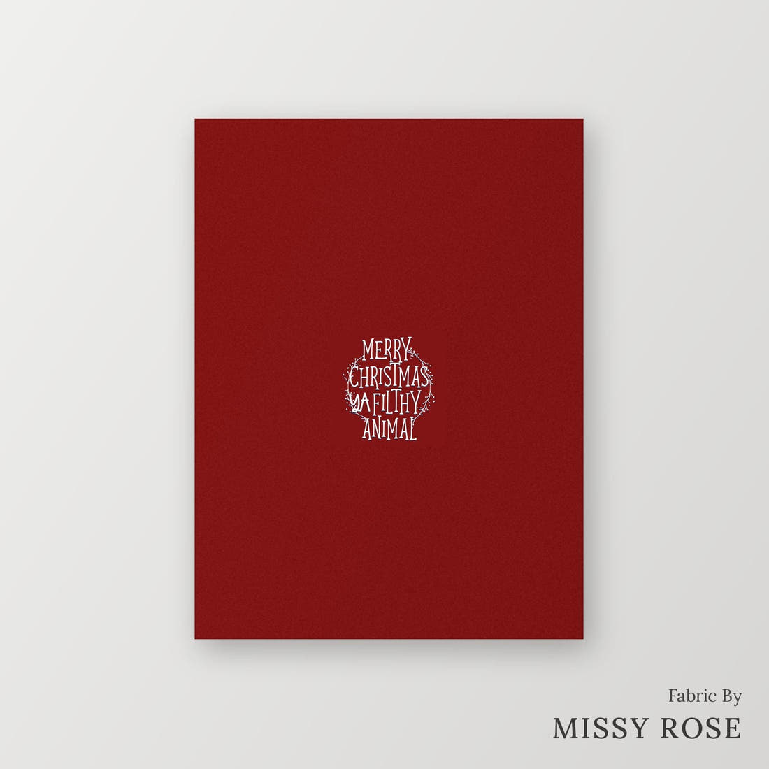 Profanity Fabric Panel 101 – printed fabric panel with centred picture, custom printed to order | Fabric by Missy Rose
