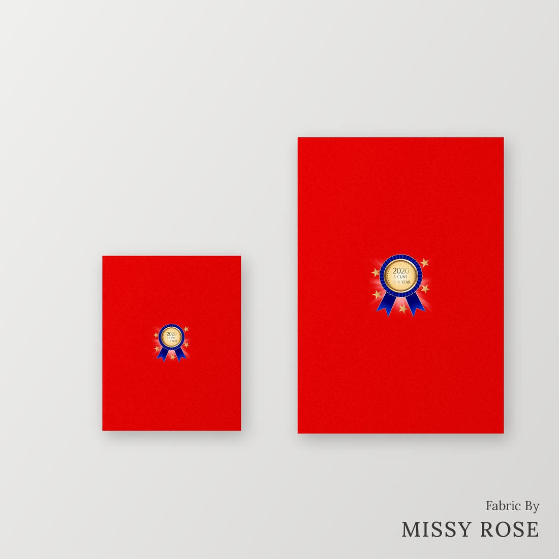 Profanity Fabric Panel 102 – universal and adult panel sizes side by side | Fabric by Missy Rose