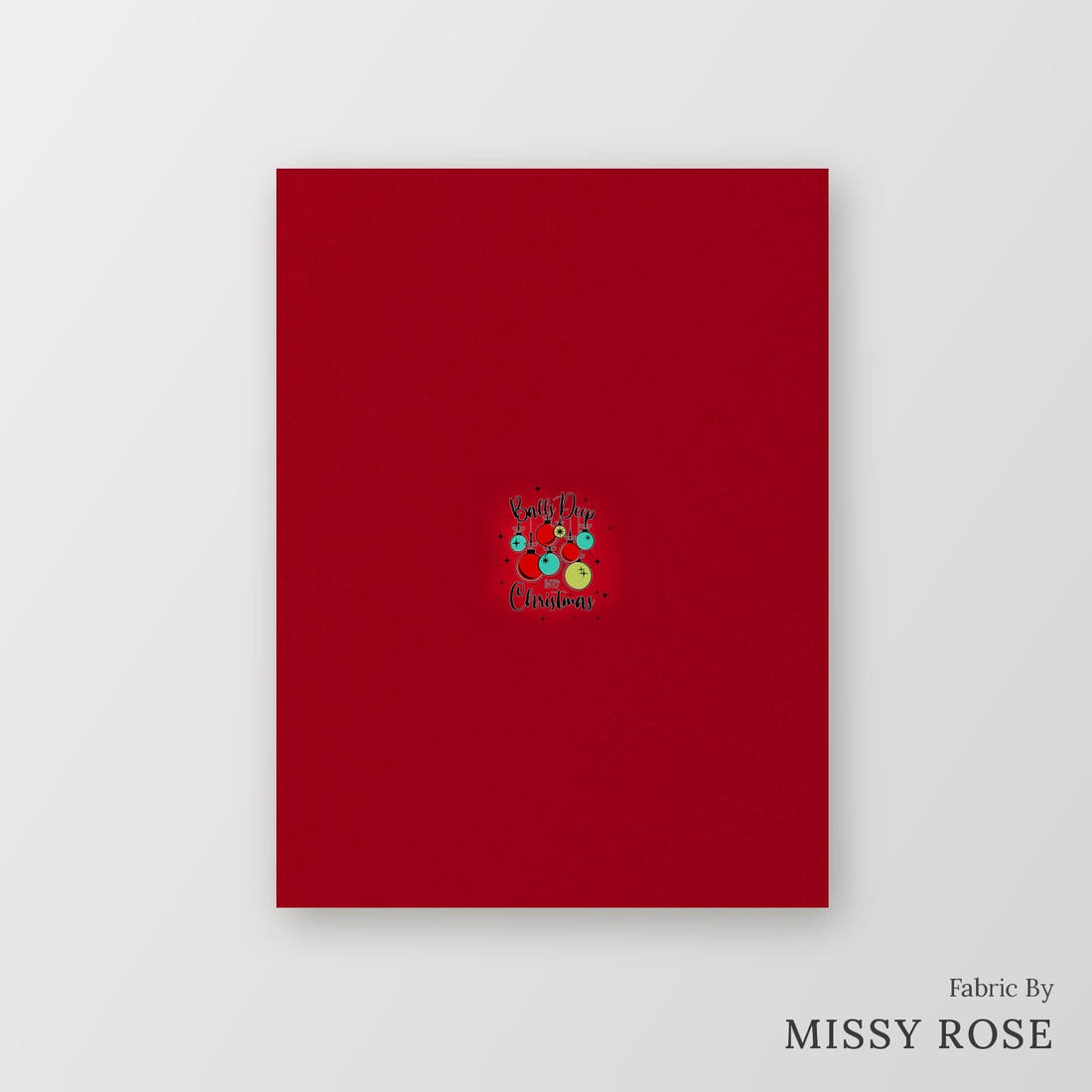 Profanity Fabric Panel 105 – printed fabric panel with centred picture, custom printed to order | Fabric by Missy Rose