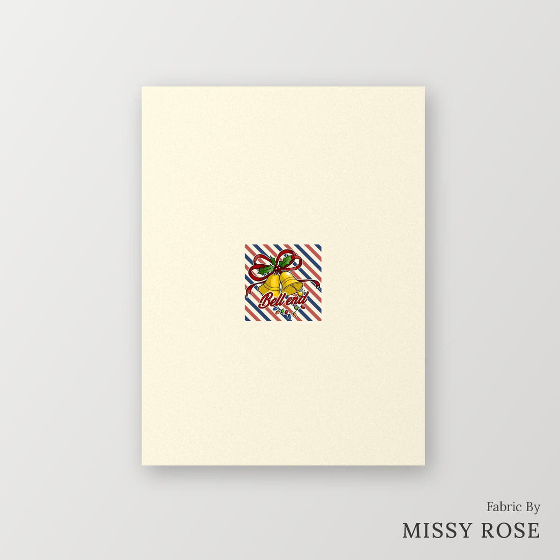 Profanity Fabric Panel 108 – printed fabric panel with centred picture, custom printed to order | Fabric by Missy Rose