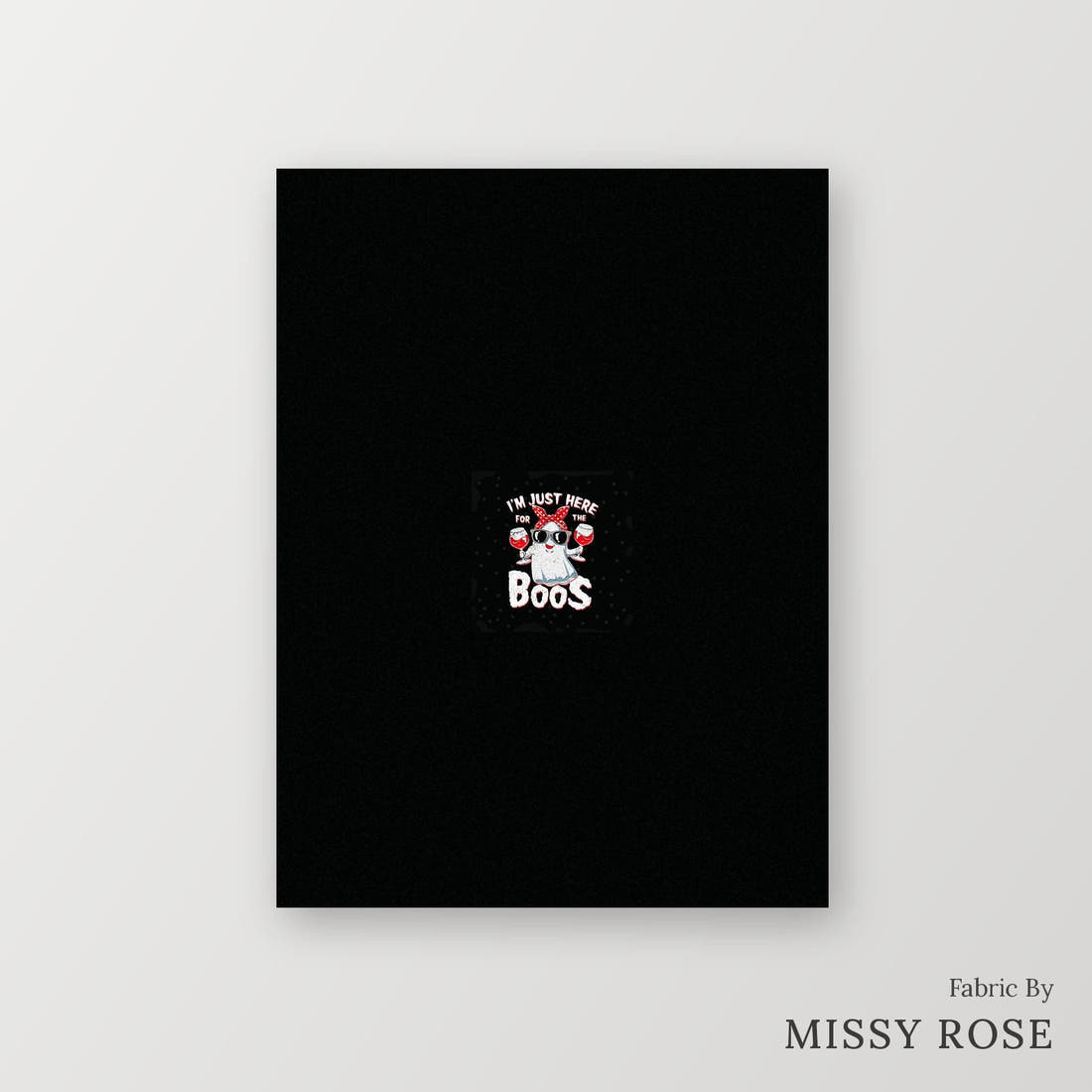 Profanity Fabric Panel 110 – printed fabric panel with centred picture, custom printed to order | Fabric by Missy Rose