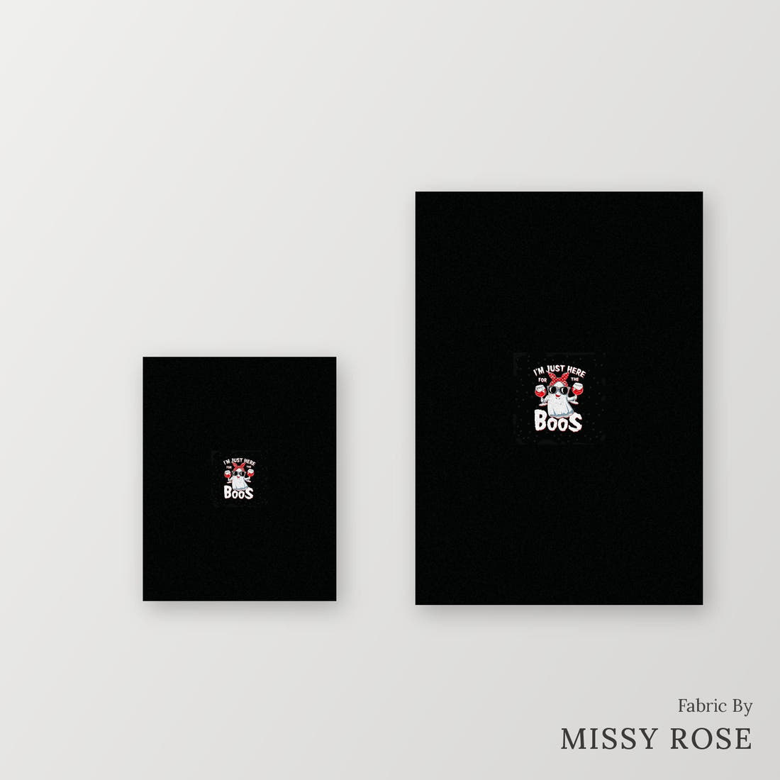 Profanity Fabric Panel 110 – universal and adult panel sizes side by side | Fabric by Missy Rose