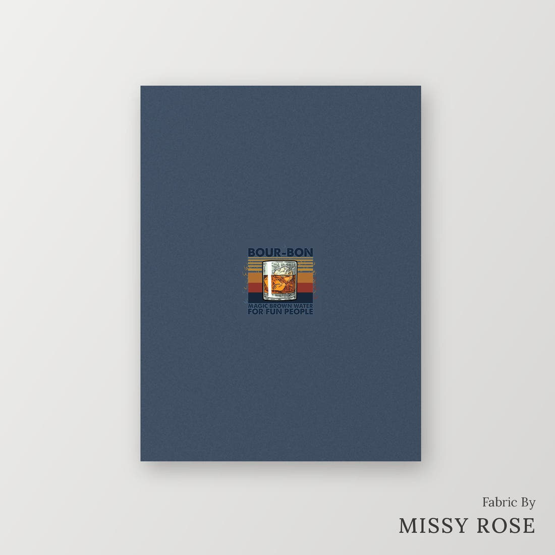 Profanity Fabric Panel 111 – printed fabric panel with centred picture, custom printed to order | Fabric by Missy Rose