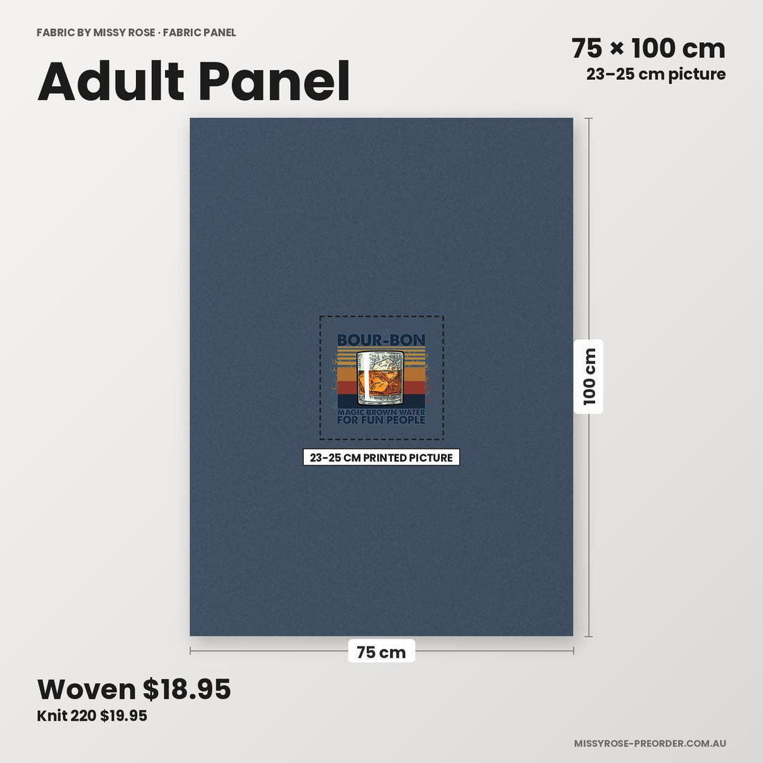 Profanity Fabric Panel 111 adult panel sizing – 23–25 cm printed picture on 75 × 100 cm fabric | Fabric by Missy Rose