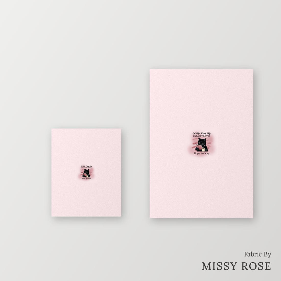Profanity Fabric Panel 116 – universal and adult panel sizes side by side | Fabric by Missy Rose