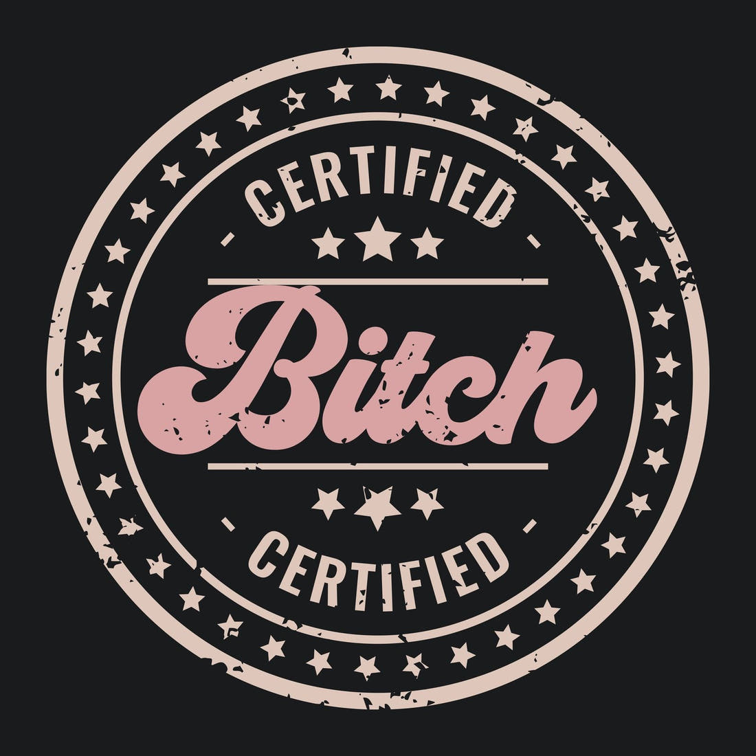 Profanity Fabric Panel 117 – full artwork close-up of the printed picture | Fabric by Missy Rose