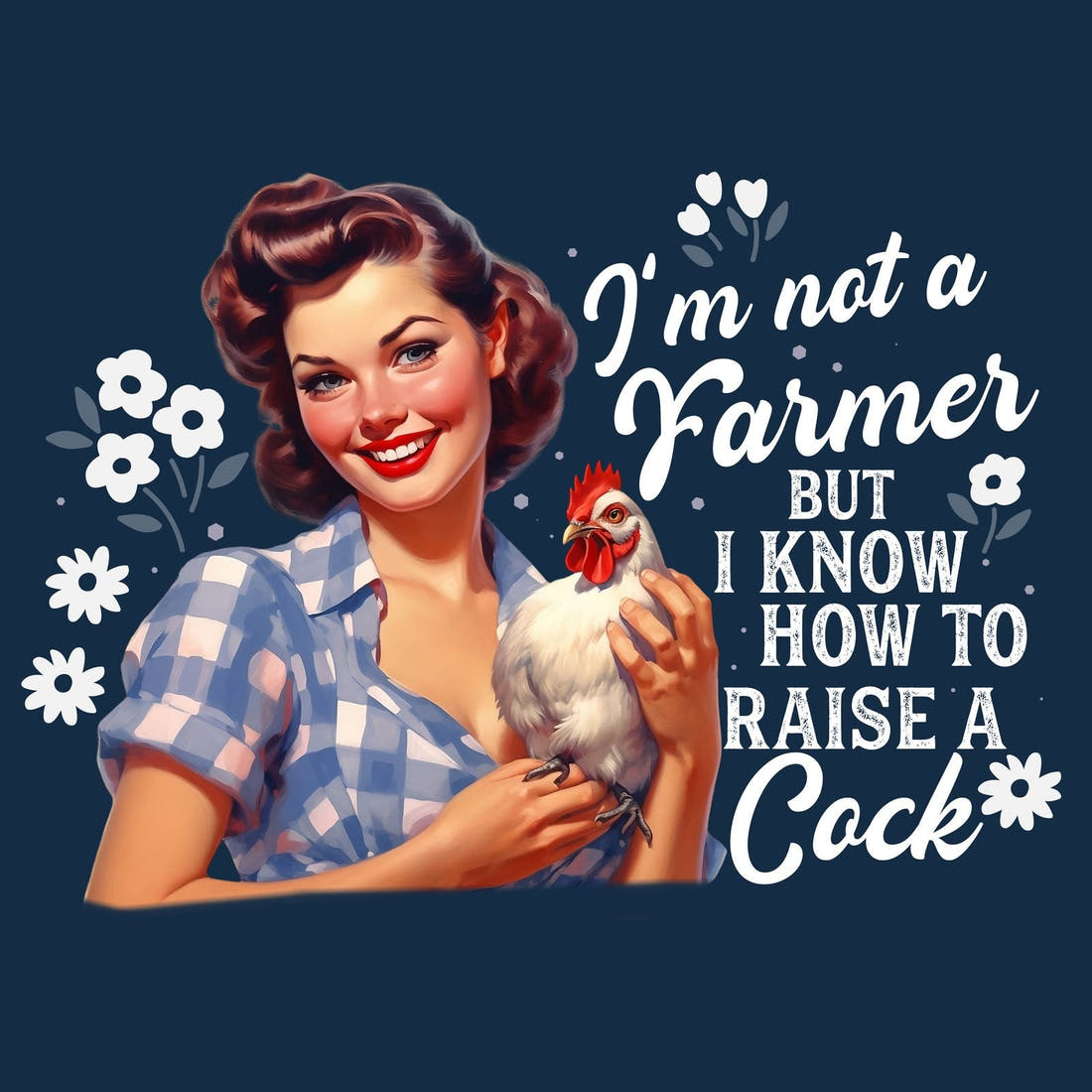 Profanity Fabric Panel 123 – full artwork close-up of the printed picture | Fabric by Missy Rose