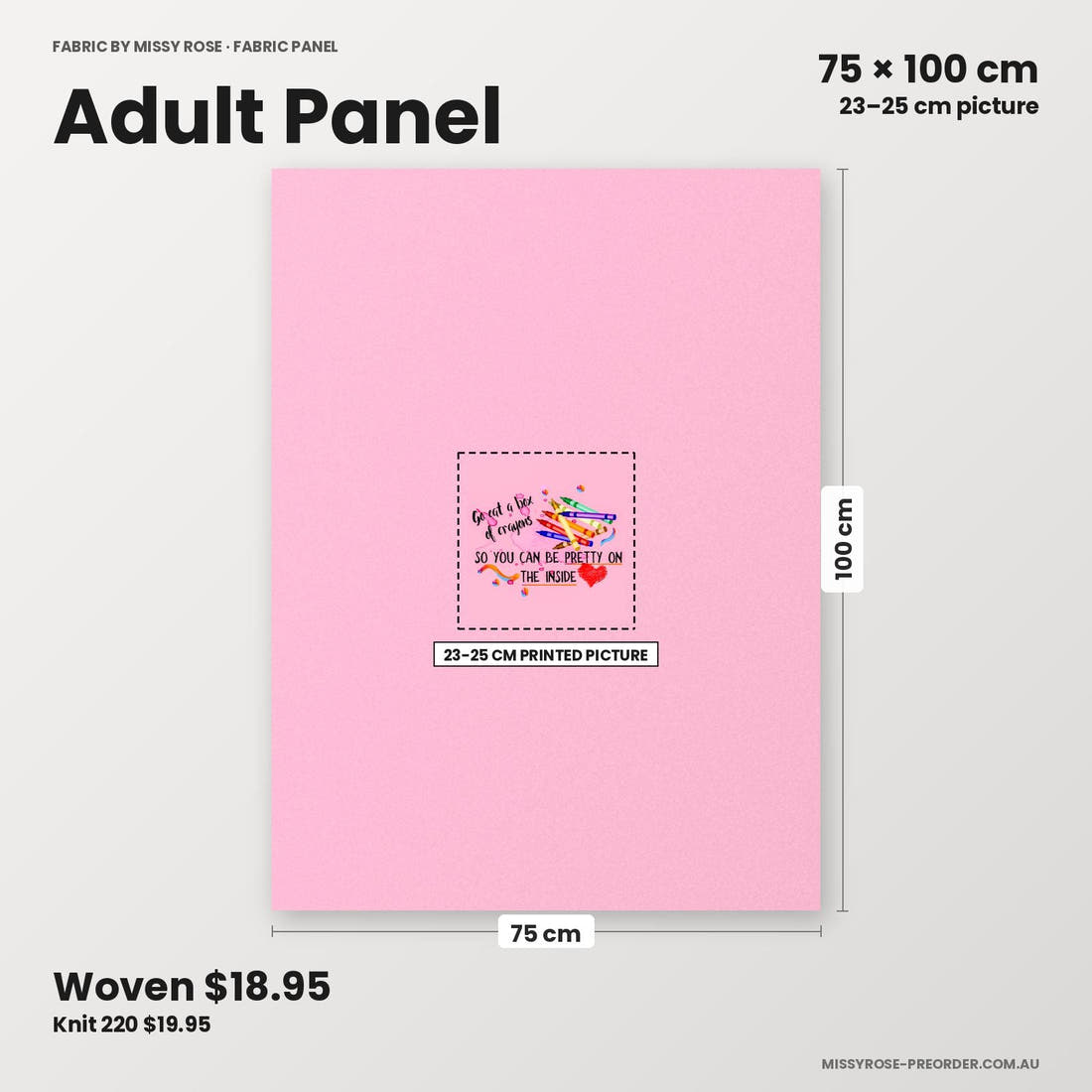Profanity Fabric Panel 127 adult panel sizing – 23–25 cm printed picture on 75 × 100 cm fabric | Fabric by Missy Rose