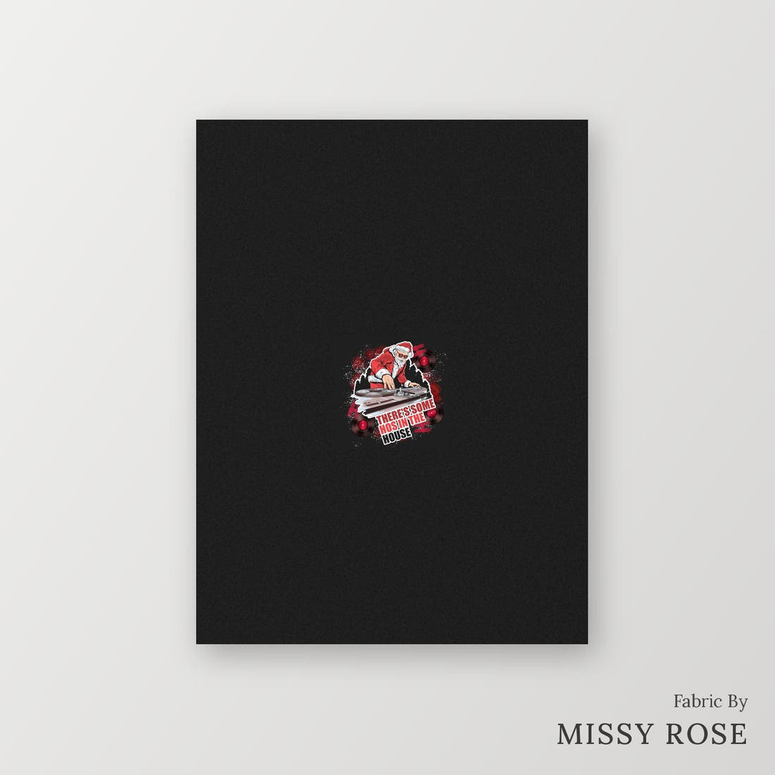 Profanity Fabric Panel 135 – printed fabric panel with centred picture, custom printed to order | Fabric by Missy Rose